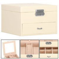 Скринька для прикрас (футляр для біжутерії) Springos 16 x 16 x 11 см HA1032