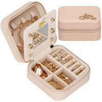 Скринька для прикрас (футляр для біжутерії) Springos 10 x 10 x 5 см HA1028