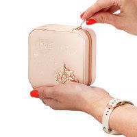 Скринька для прикрас (футляр для біжутерії) Springos 10 x 10 x 5 см HA1028