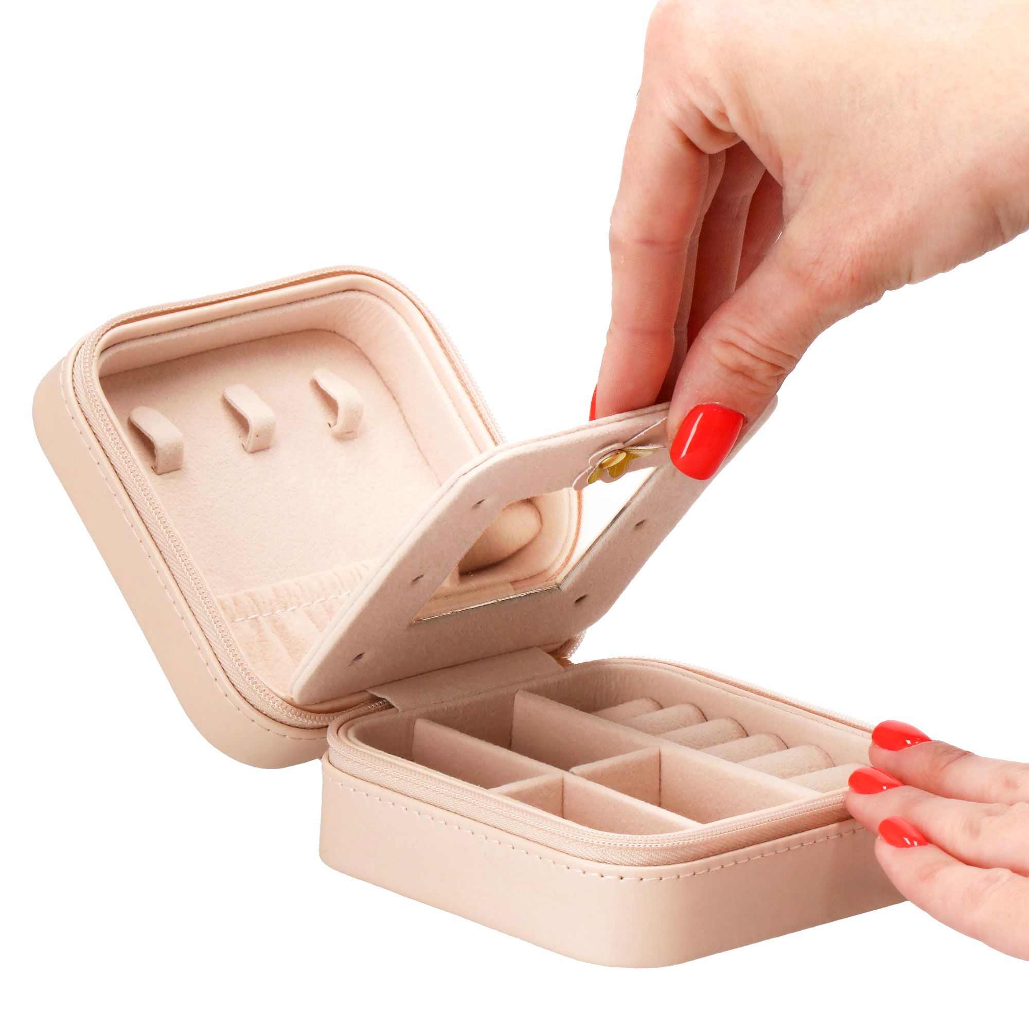 Скринька для прикрас (футляр для біжутерії) Springos 10 x 10 x 5 см HA1028