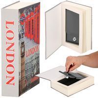 Книга-сейф (кешбокс) Springos 22 x 15.5 x 4.5 см для зберігання грошей та цінностей HA5049