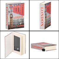 Книга-сейф (кешбокс) Springos 22 x 15.5 x 4.5 см для зберігання грошей та цінностей HA5049