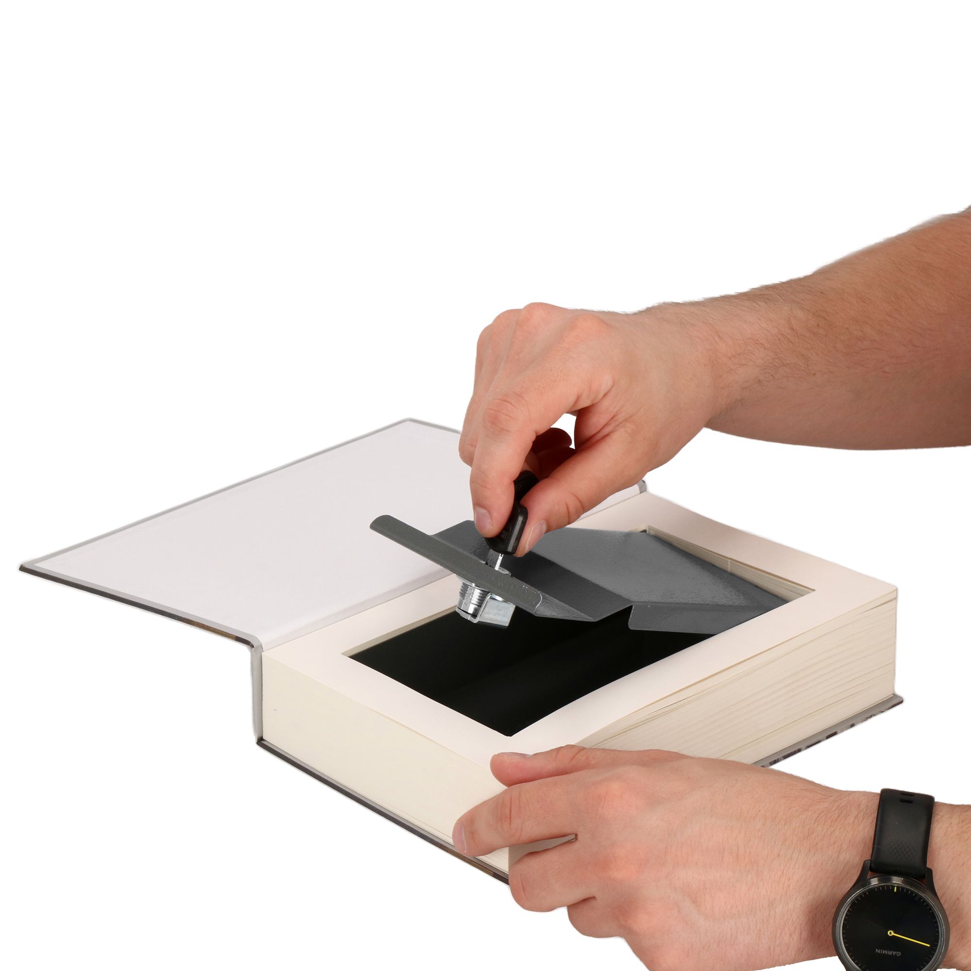 Книга-сейф (кешбокс) Springos 22 x 15.5 x 4.5 см для зберігання грошей та цінностей HA5049