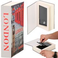 Книга-сейф (кешбокс) Springos 22 x 15.5 x 4.5 см для зберігання грошей та цінностей HA5049