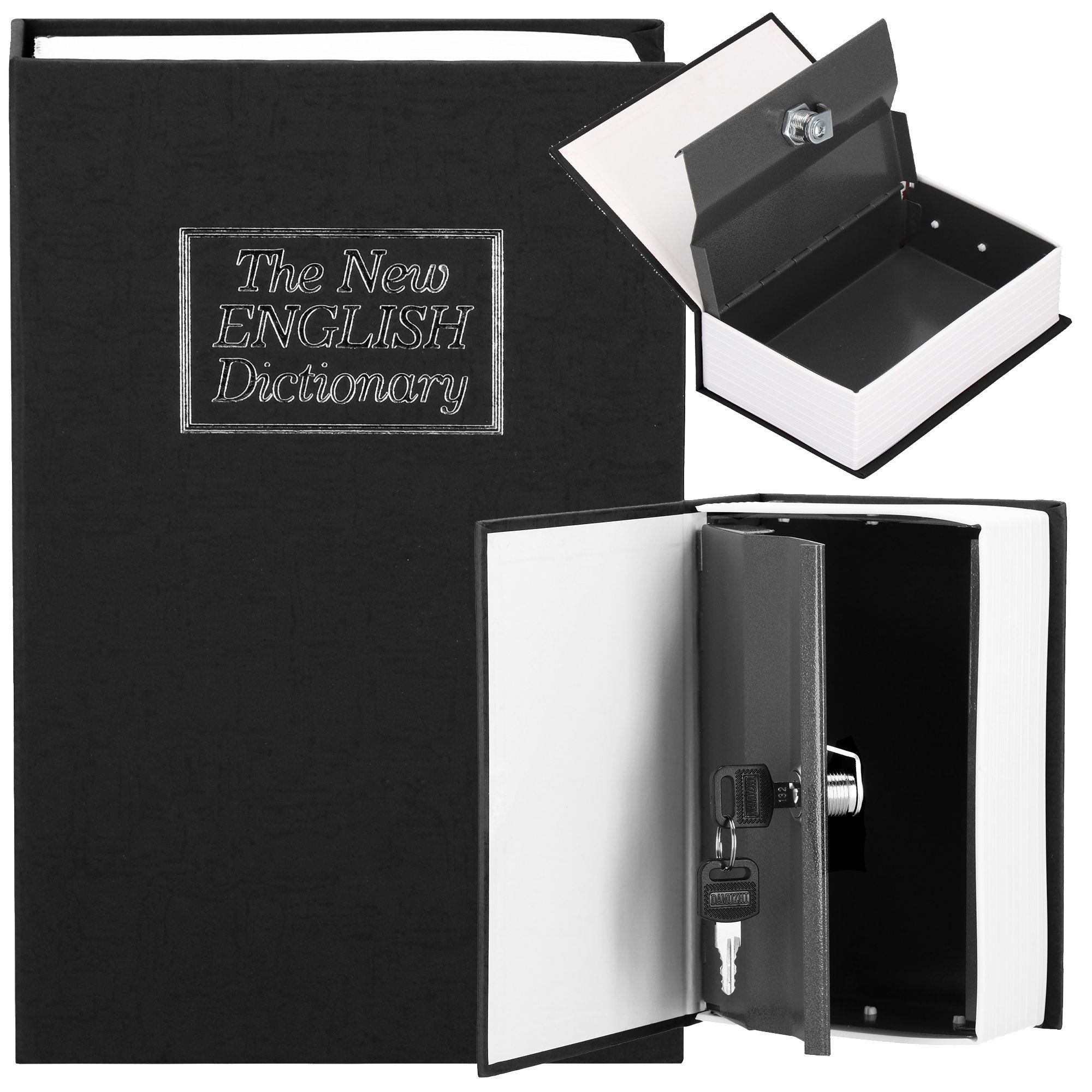 Книга-сейф (кешбокс) Springos 24 x 16 x 5.5 см для зберігання грошей та цінностей HA5046