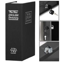 Книга-сейф (кешбокс) Springos 24 x 16 x 5.5 см для зберігання грошей та цінностей HA5046