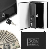 Книга-сейф (кешбокс) Springos 24 x 16 x 5.5 см для зберігання грошей та цінностей HA5046