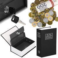 Книга-сейф (кешбокс) Springos 24 x 16 x 5.5 см для зберігання грошей та цінностей HA5046