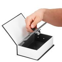 Книга-сейф (кешбокс) Springos 24 x 16 x 5.5 см для зберігання грошей та цінностей HA5046