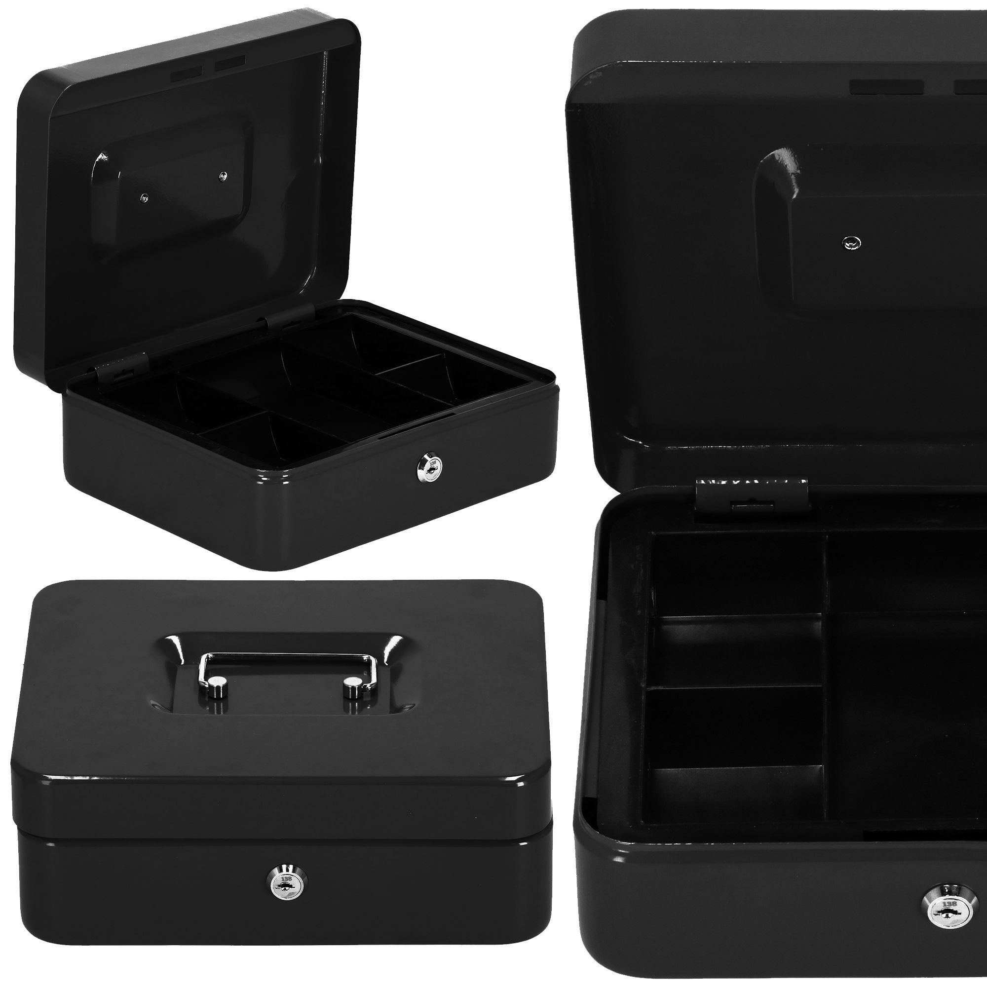 Кешбокс Springos 25 x 20 x 9 см для зберігання грошей та цінностей HA5041