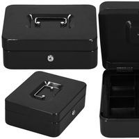 Кешбокс Springos 25 x 20 x 9 см для зберігання грошей та цінностей HA5041