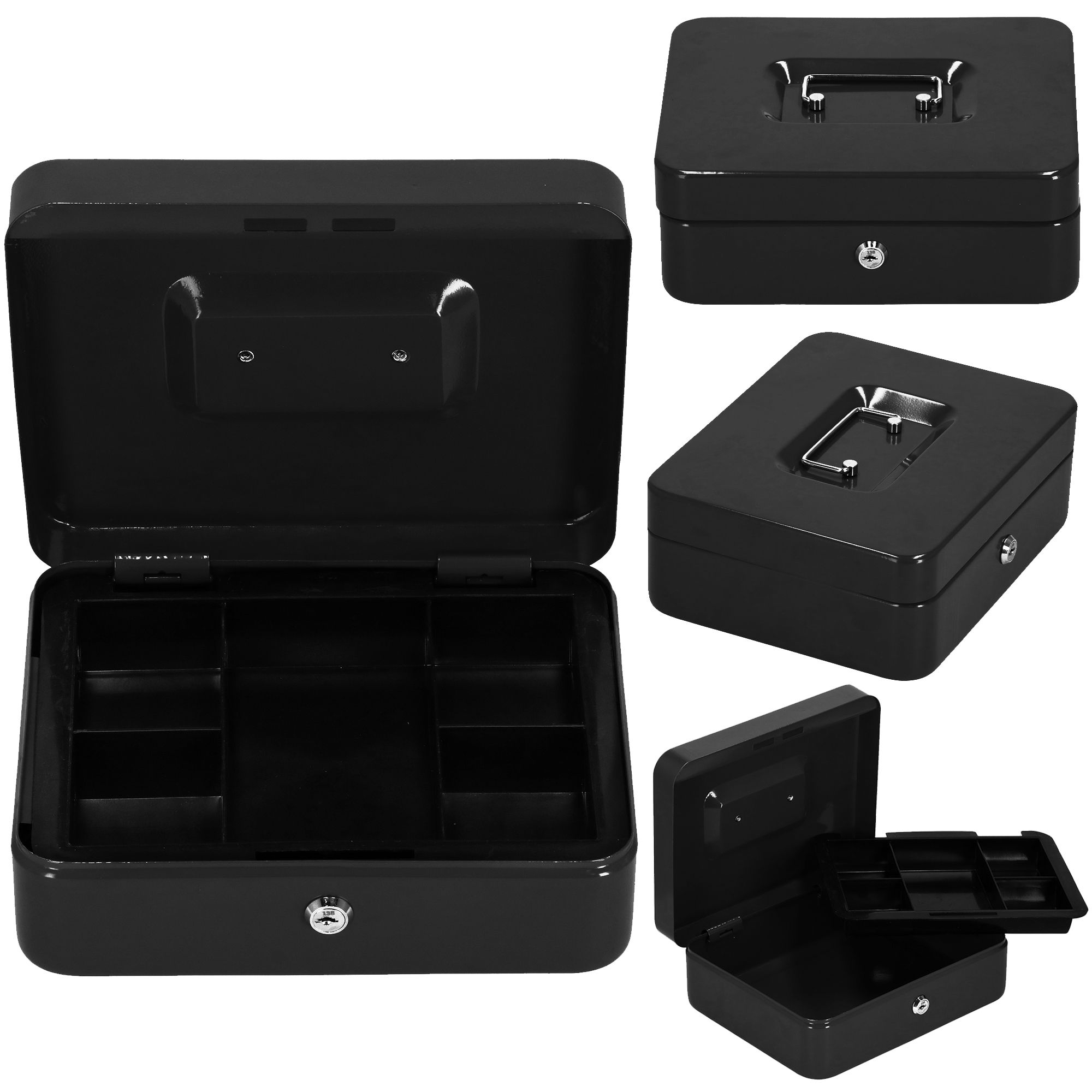 Кешбокс Springos 25 x 20 x 9 см для зберігання грошей та цінностей HA5041