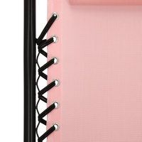 Шезлонг (крісло-лежак) для пляжу, тераси та саду Springos Zero Gravity GC0027