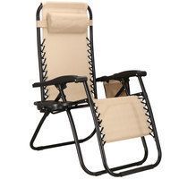 Шезлонг (крісло-лежак) для пляжу, тераси та саду Springos Zero Gravity GC0028