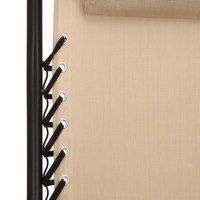 Шезлонг (крісло-лежак) для пляжу, тераси та саду Springos Zero Gravity GC0028