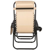 Шезлонг (крісло-лежак) для пляжу, тераси та саду Springos Zero Gravity GC0028