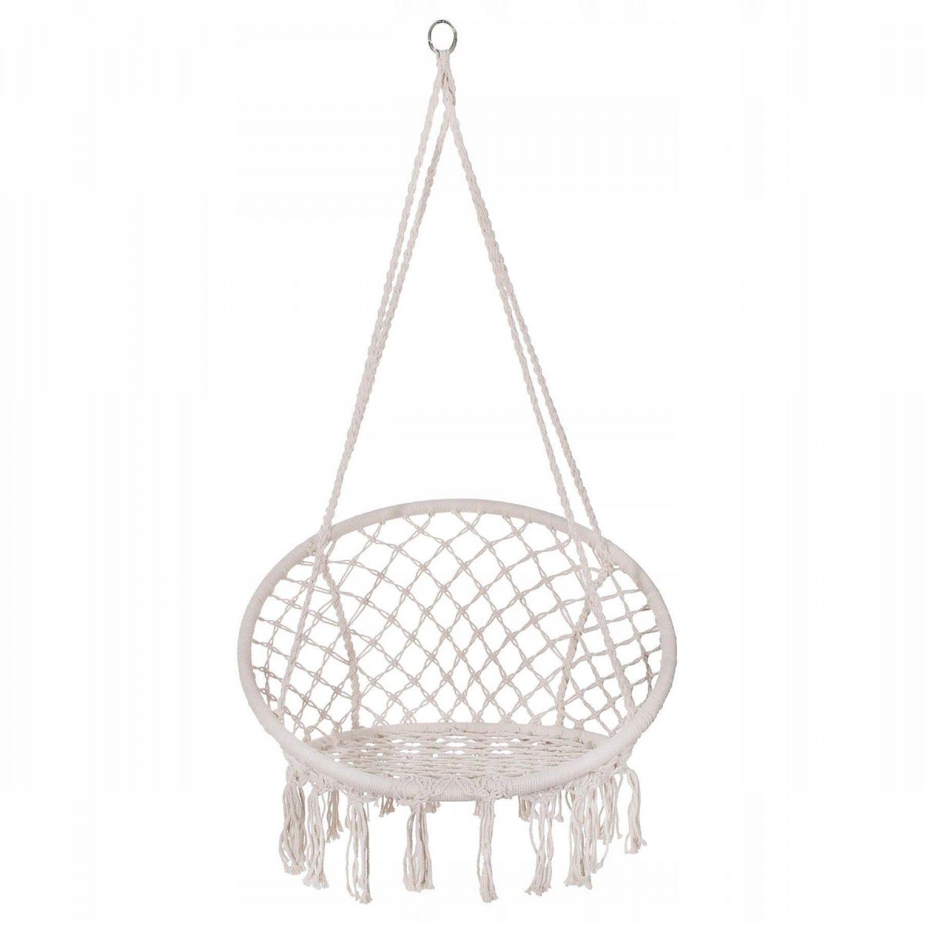 Підвісне крісло-гойдалка (плетене) Springos SPR0039 Biege