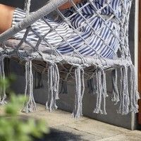 Підвісне крісло-гойдалка (плетене) Springos SPR0040 Grey