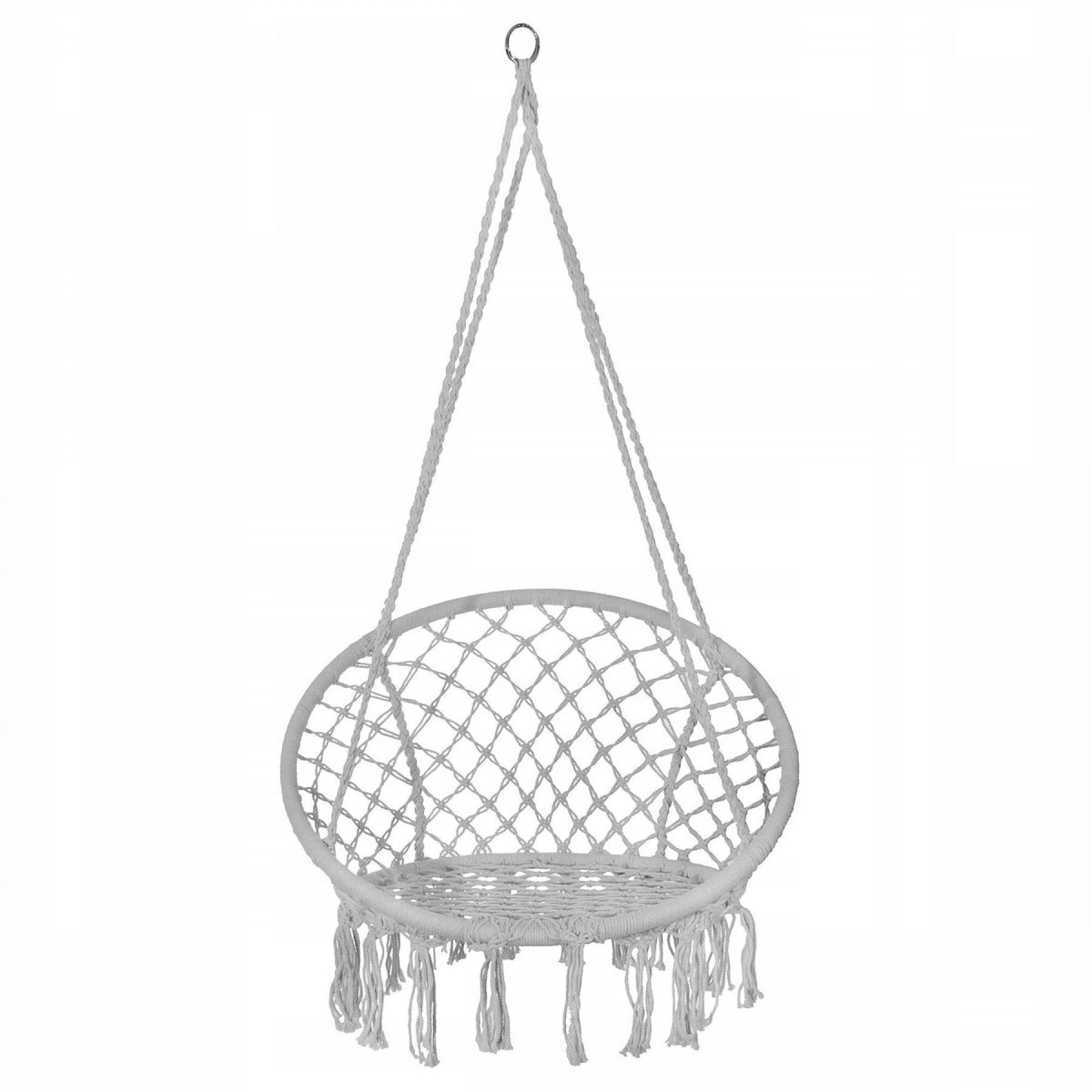 Підвісне крісло-гойдалка (плетене) Springos SPR0040 Grey