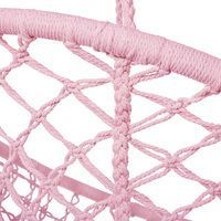 Підвісне крісло-гойдалка (плетене) Springos SPR0042 Pink